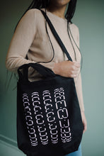 Load image into Gallery viewer, Seen — Tote 001 (Black/Lilac)
