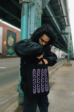 Load image into Gallery viewer, Seen — Tote 001 (Black/Lilac)
